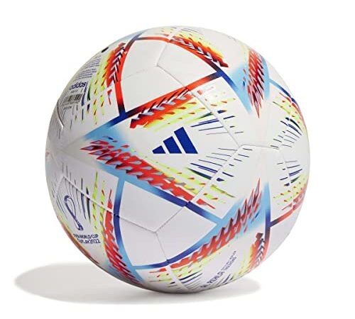 adidas Al Rihla Training Football, White/Panton, 38