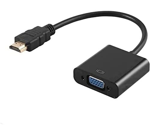 affaires-plus Adaptateur HDMI mâle vers VGA Femelle Lot de 1 - VGA Femelle vers HDMI mâle pour Ordinateur Portable vers PC, Mac, Moniteur, Projecteur, HDTV 1080P