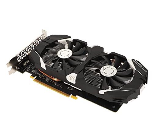 Annadue GTX 1060 GDDR5 Carte Graphique PC de Bureau à Double Ventilateur 4K HDR 8008 MHz pour GTX 1060 6 Go, GTX 1060 5 Go, GTX 1060 3GBGTX 1060 6GB, GTX 1060 5GB, GTX 1060 3GB.(3 Go)