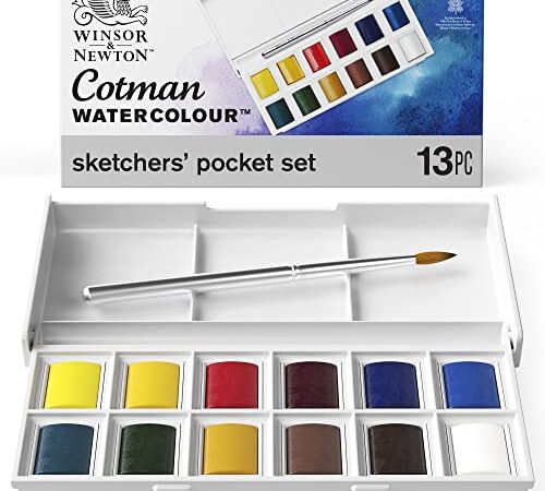 Aquarelle Cotman Set, 12pièces