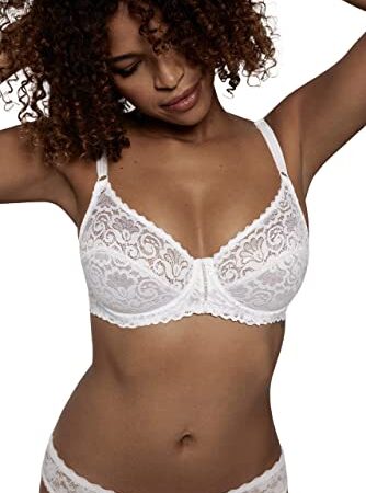 Dorina JACQUELINE soutien-gorge à armatures Soutien-gorge Femme NA Blanc (White) Taille fabricant: 100C lot de