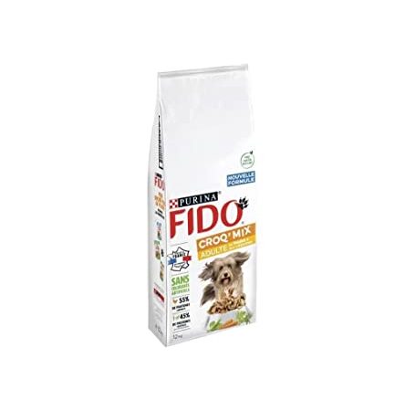 Fido Croquettes pour Chien Adulte Poulet & Légumes, Le sac de 12kg