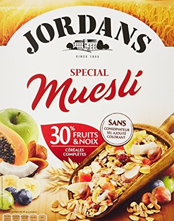 Jordans Céréales complètes, 30% fruits & noix - La boîte de 750g