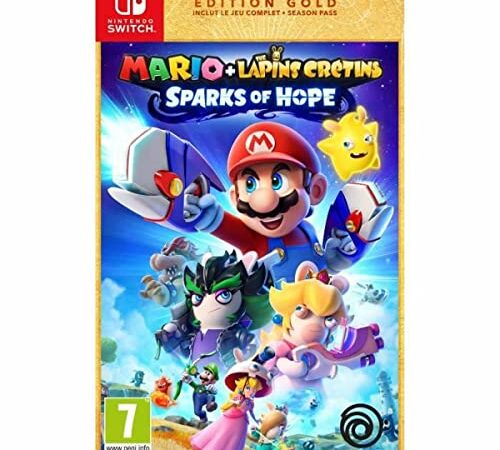 MARIO, THE LAPINS CRÉTINS, SPARKS OF HOPE GOLD SWITCH