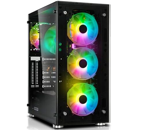 Memory PC Gaming PC (AMD Ryzen 5 5600G 6X 4.4 GHz, AMD Vega Grafik, 16 GB DDR4 RAM 3000 MHz, 1TB SSD, Windows 11 Pro) RGB Gamer