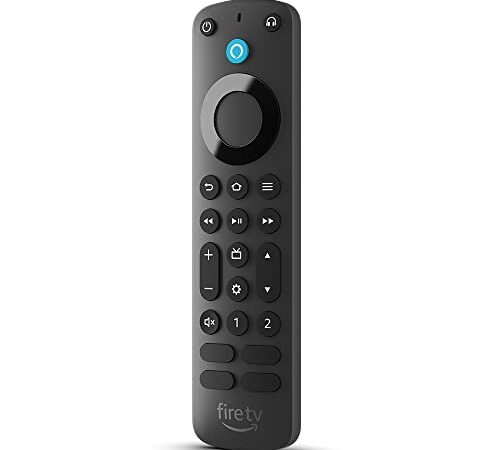 Télécommande vocale Alexa | Pro avec fonctionnalité de localisation de la télécommande, boutons de contrôle de la TV et rétroéclairage des boutons | Appareil Fire TV compatible requis