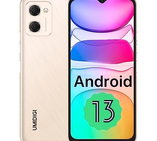 UMIDIGI Smartphone Pas Cher C2 Android13 (6Go +32Go/Extensible à 256Go) 6.52‘’HD +5150mAh Telephone Portable, 13MP+5MP Caméras Smartphone Débloqué | Double SIM 4G | Face ID| GPS