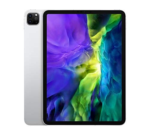 2020 Apple iPad Pro (11-Pouces, Wi-Fi + Cellular, 512Go) - Argent (Reconditionné)