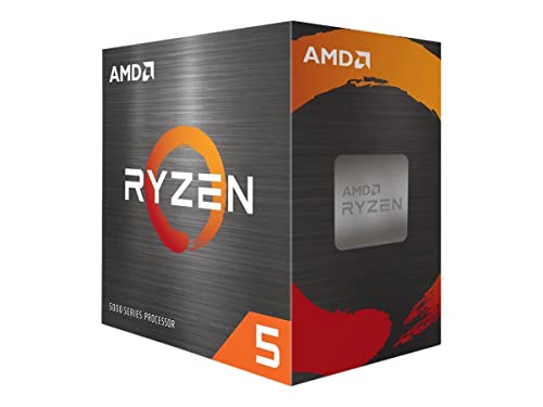 AMD Ryzen 5 5600 avec Ventilateur Wraith Stealth - (Socket AM4/6 Coeurs -12 Threads/Frequence Min 3,5GHZ- Frequence Boost 4,4GHz/35MB/65W) - 100-100000927BOX Multicolore