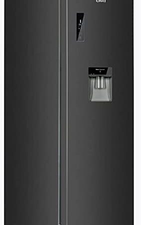 CHIQ FSS559NEI42D réfrigérateur congélateur american, 559L, froid ventilé,no frost, noir,39db, distributeur d'eau 5.5 litres