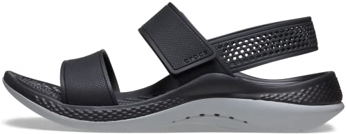 Crocs Femme Literide 360 Sandal W Sabot, Noir, 37 EU