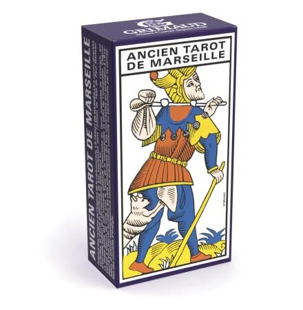 Grimaud - Tarot de Marseille Version Française - Jeu de 78 cartes aux tirages variés - Cartomancie - Fabriqué en France