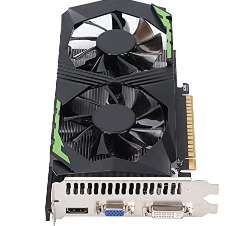 GTX 1050 Ti Profil Bas, GTX 1050 Ti, GTX 1050, GTX1050Ti 4G DDR5 Double Ventilateur Ordinateur de Bureau Carte Graphique