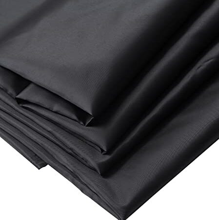 IPEA Tissu de Doublure Noir - 200 cm x 150 cm - Fabriqué en Italie - Tissu au mètre pour Couture, Vêtements, Doublures, Vestes, Pantalons, Jupes, Meubles, Coussins - Tissu pour Couture