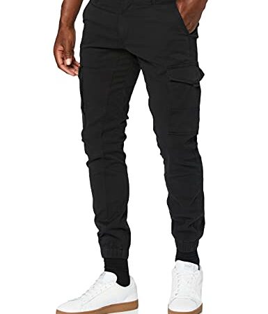 Jack & Jones Homme Jjipaul Jjflake Akm 542 Black Noos Pantalon, Noir, 31W / 32L EU