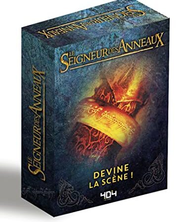 Le Seigneur des Anneaux - Devine la scène - Jeu de société - 2 à 6 joueurs - 50 cartes