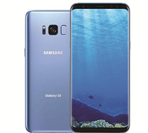 Samsung G950 Galaxy S8 Smartphone, 64 Go, Bleu [Italie] (Reconditionné Certificat)