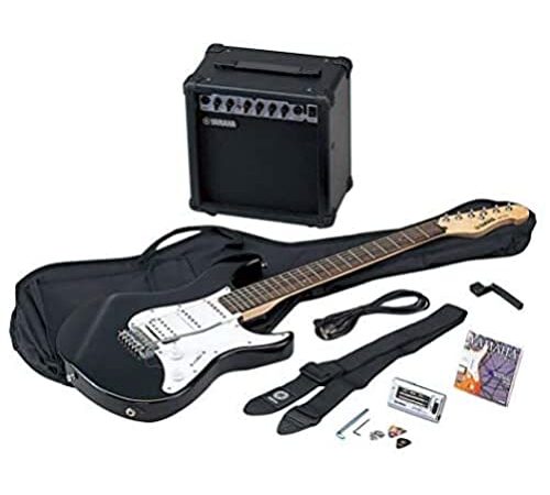 Yamaha Kit guitare électrique EG112GPIIHII Noir/blanc.