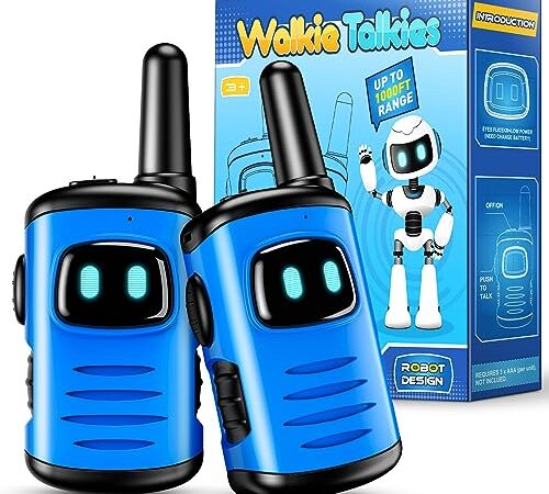 Adeokay Talkie Walkie Enfants, Jouet Garcon 3 4 5 6 7 8 Ans Cadeau 3-10 Ans Jeux Exterieur Garcon 3-12 Ans Talkie-Walkie Jouet Garçon