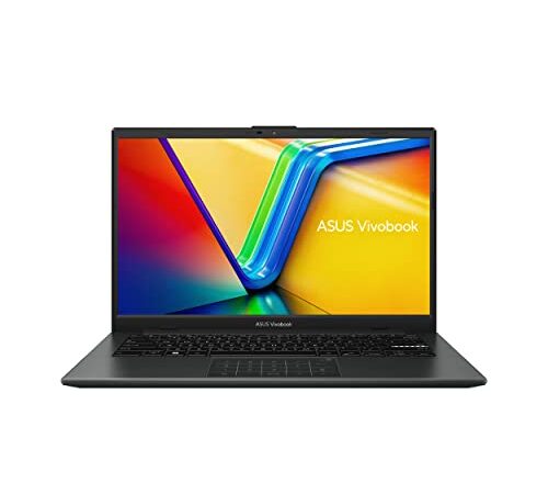 ASUS VivoBook S 14 S1404GA-NK182W PC Portable 14'' Full HD (Intel Celeron N100, 8Go de RAM, Stockage 256Go, Windows 11 Home S, Technologie Numpad) Clavier AZERTY Français