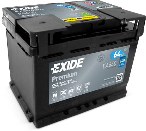 Exide Technologies Premium EA640 Batterie de Voiture 64Ah 640A