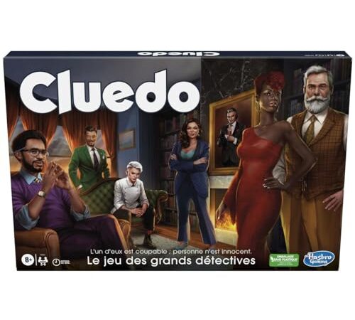 Hasbro Gaming Cluedo, Jeu de société Familial, pour 2 à 6 Joueurs, à partir de 8 Ans