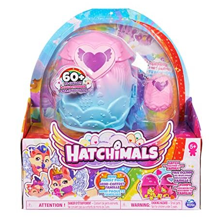 HATCHIMALS - PLAYSET MAISON 4 FAMILLE SURPRISE HATCHIMALS - Coffret Inédit Figurines Hatchimals à Collectionner - Thème Famille - 6063120 - Jouet enfant 5 Ans et + - Modèle Aléatoire