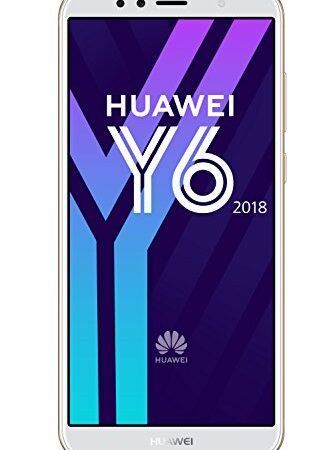 Huawei Y6 2018 Smartphone Débloqué 4G (5,7 pouces - 2/16 Go - Double Nano-SIM - Android) Or