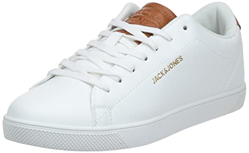 JACK & JONES Homme Baskets Jfwboss en polyuréthane, Blanc, 42 EU