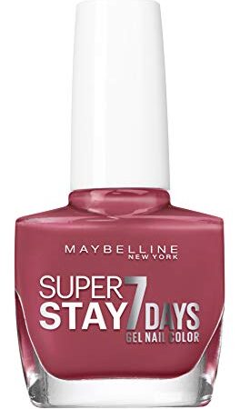 Maybelline New York – Vernis à Ongles Professionnel – Technologie Gel – Super Stay 7 Days – Teinte : Really Rosy (202)