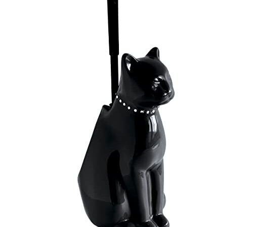 Pot à Balai Brosse WC Chat Noir Onyx