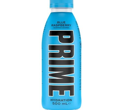 Prime hydration Boisson 500 ml, framboise bleue