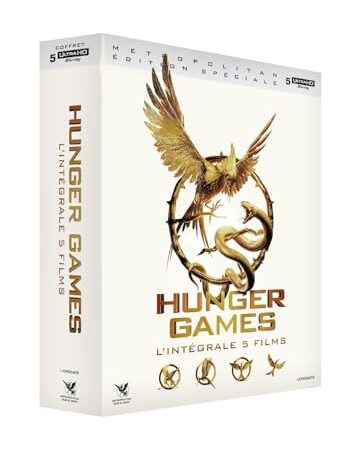 COFFRET HUNGER GAMES - L'intégrale 5 films - 4K UHD