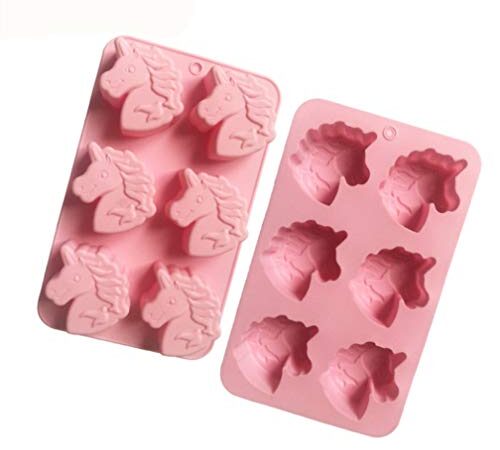 Freesiom Moulessilicone Patisserie Original Chocolat 3D Gâteaux Formes Licorne Animaux Fantaisie Bonbon Kawaii Résistant Biscuit Cookies Dessert Enfant DIY