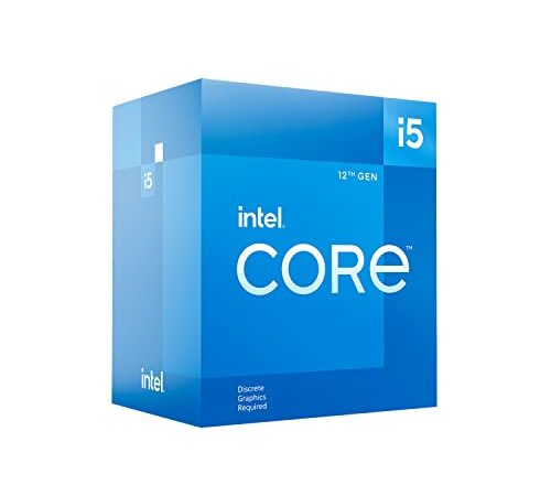 Intel® Core™ i5-12400F, processeur pour PC de bureau 18 Mo de cache, jusqu'à 4,40 GHz