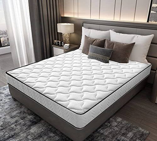 IZTOSS Matelas 140x190 - Épaisseur 18cm - Luxe Matelas de Lit d'Adulte et d'enfant - Mousse à Mémoire - 7 Zones de Confort Mousse Mémoire Adaptative